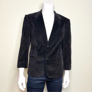 DAVID TAYLOR Black Vintage Corduroy Jacket
